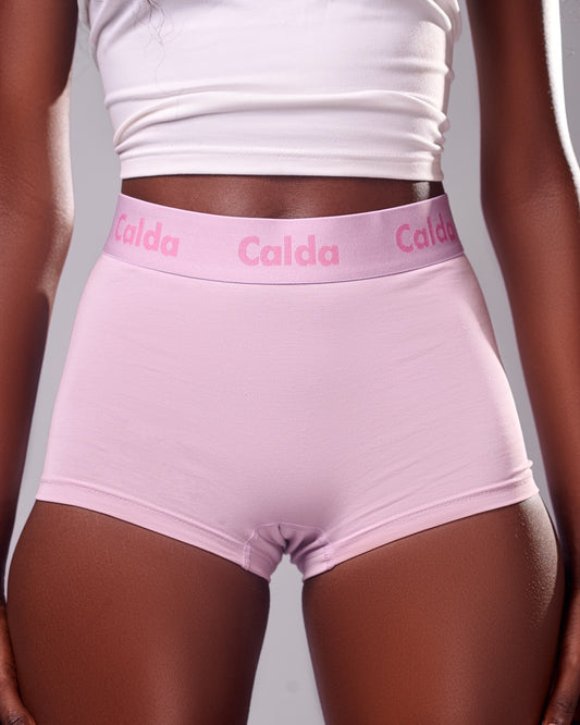CALDA 3 Women's Essence Boyshort - Rose Gold Pink